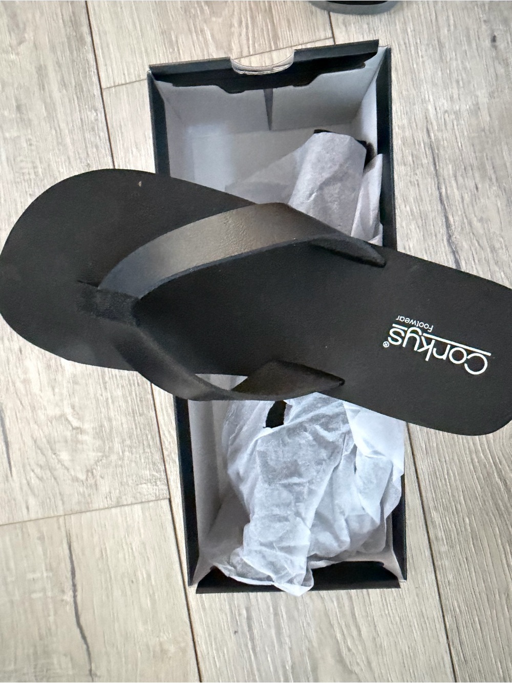 Corkys Black Women's Flip-Flop Sandals